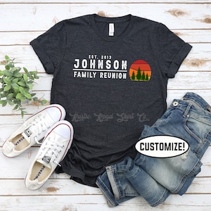 Family Reunion Shirts, Camping Trip Shirt, Custom Lake T-Shirt, Fishing T-shirt, Cabin T-shirt, Family Camping T-shirt,