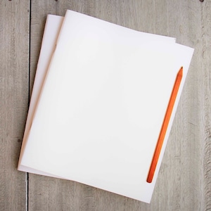 Carnet 2 pièces avec motif stylo