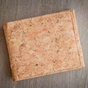 Cartera de corcho, 3 pliegues