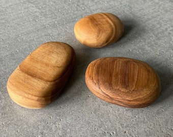 Design Kühlschrank-Magnet , Tafelmagnet aus Holz, 3er-Set