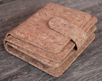 Wallet handmade from recyclable Cork