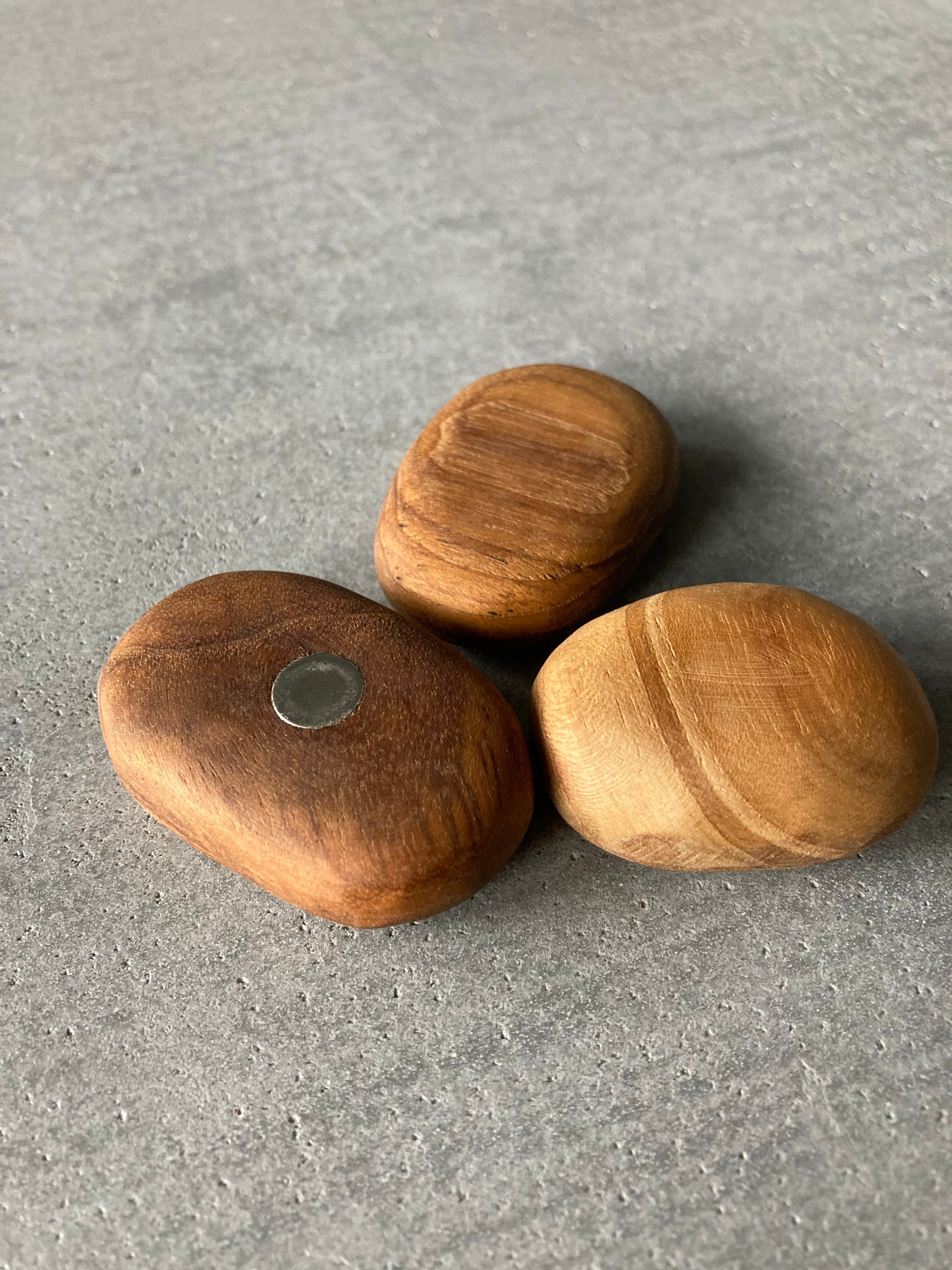 Wooden Magnets 3 Piece-set Design Fridge Magnet Made of - Etsy