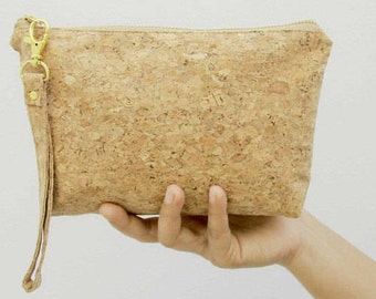 Cosmetic Bag / Pencil Case made from cork
