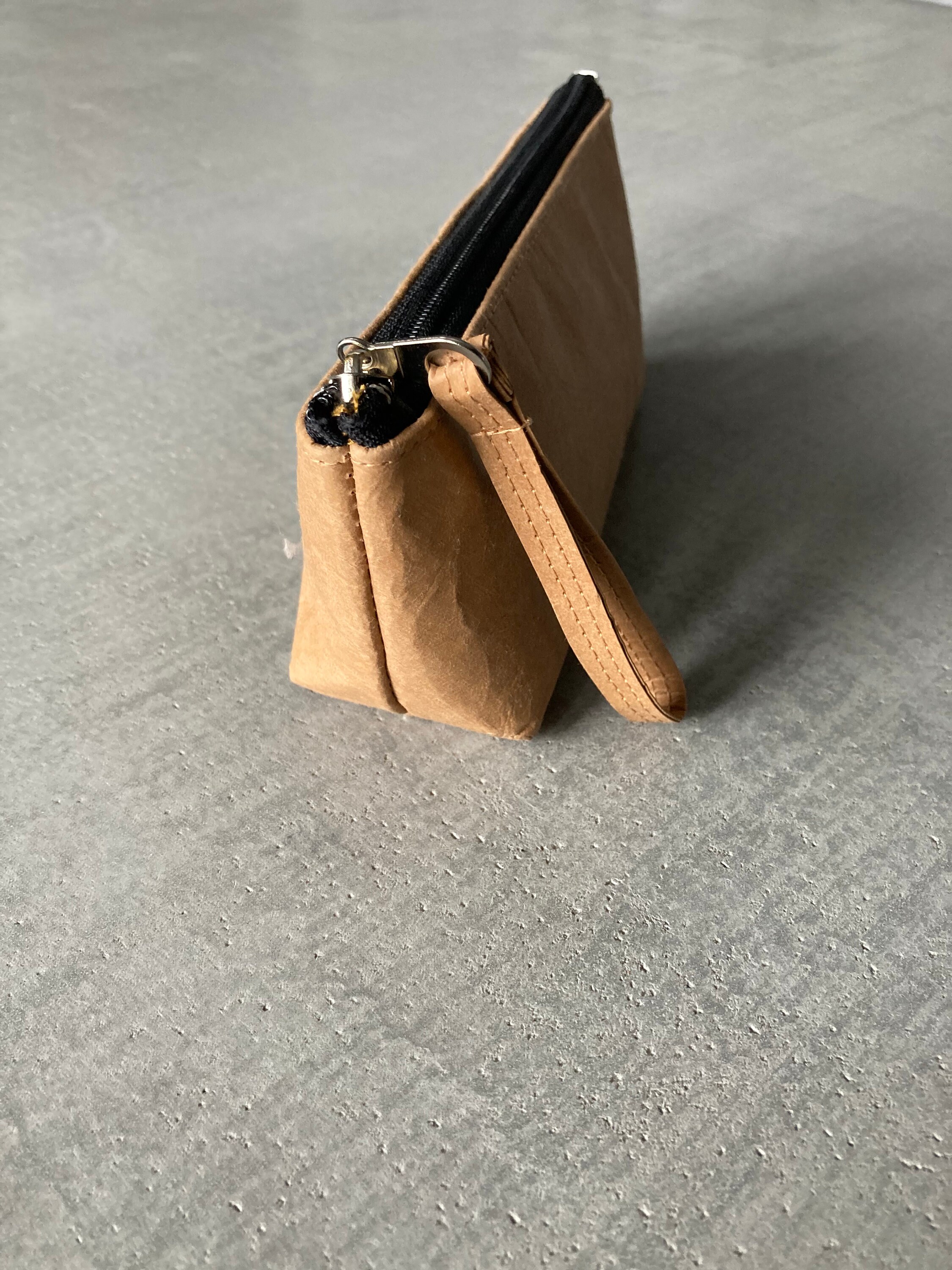 Mini-pencil Case / Etui / Toiletry Bag Made From Kraft Paper 