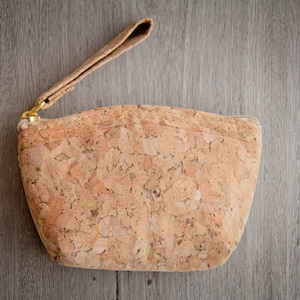 Portemonnaie aus Kork, Mini-Etui, kleine Kork-Tasche, handmade und vegan