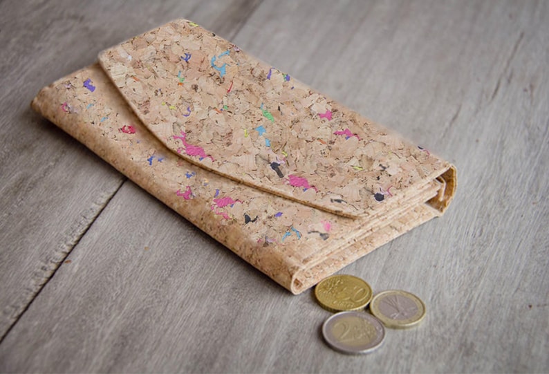 Cork Wallet Made of Recyclable Cork Cork Purse Handmade and Etsy