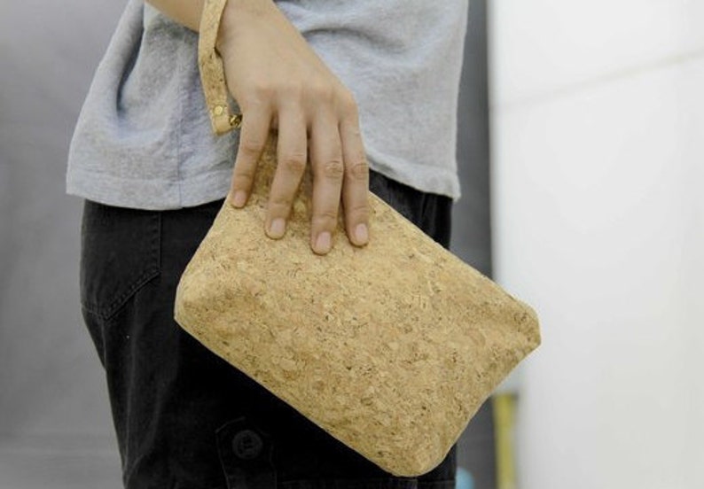 Cosmetic Bag / Pencil Case made from cork image 5