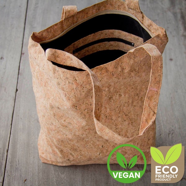 Tote Bag / vegane Tasche aus Kork