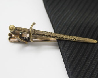 Bronze sword, Sword Tie Clip, Accessories,Gold Accessories, Novelty Accessories, Gift For Man