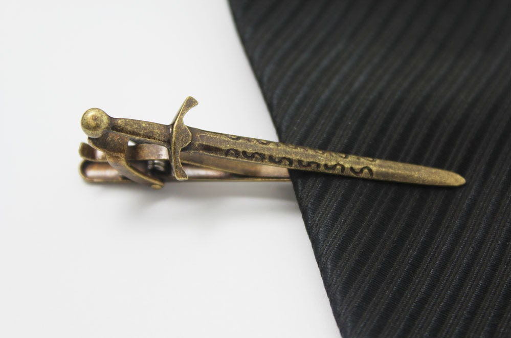 Bronze Sword, Sword Tie Clip, Accessories,gold Accessories, Novelty