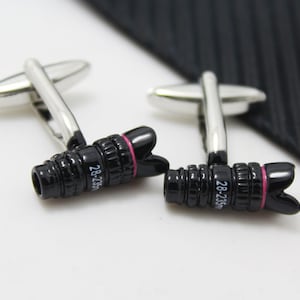 SLR Camera Cuff Links, Photography cufflnks, Hero Accessories, Sliver Accessories, Novelty Accessories, Gift For Man