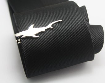 Shark Tie Clip, The Great Silver Shark Accessories, Novelty Accessories, Gift For Man