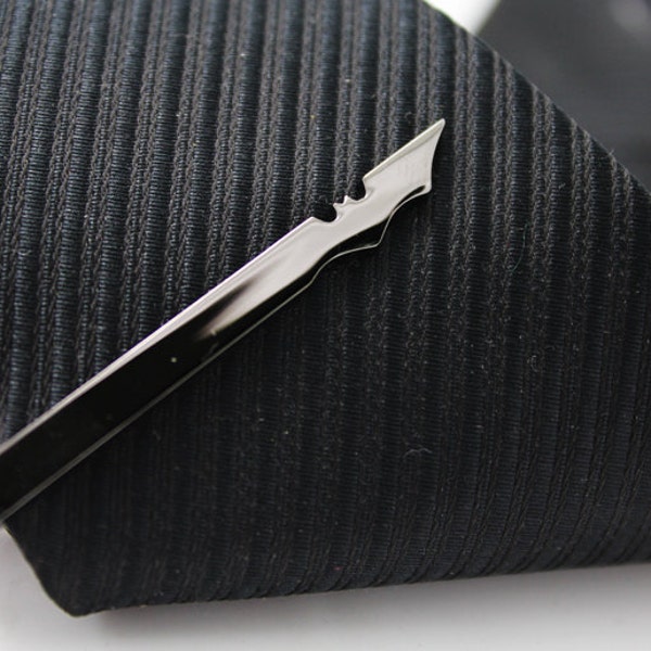 mens black clip on tie