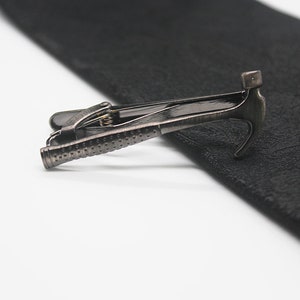 Hammer Tie Clip, Hero Tie Clip, Bronze Tie Clip, Novelty Accessories, Gift For Man, Tool Tie Clip