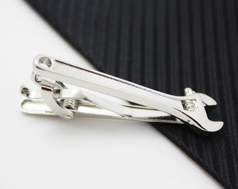 Wrench Tie Clip, Hero Accessories, Silver Accessories, Novelty Accessories, Gift For Man