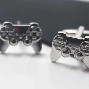 Game controllers Cuff Links, Silver Accessories, Novelty Accessories, Gift For Man