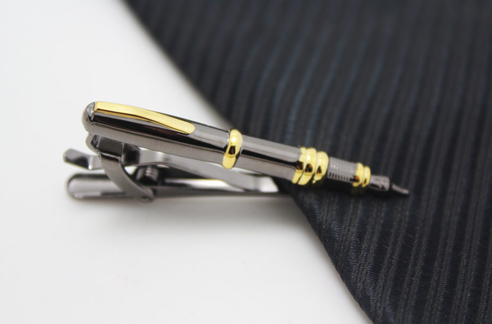 Pen Tie Clip Gun Black Accessories Novelty Accessories Gift Etsy