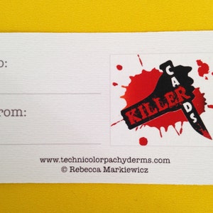 Printable Serial Killer Valentine's Day Cards Set of 10 Uniquely ...