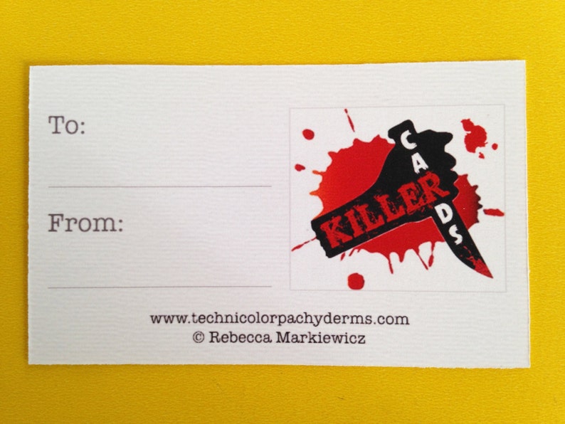 Printable Serial Killer Valentine's Day Cards Set of 10 Etsy