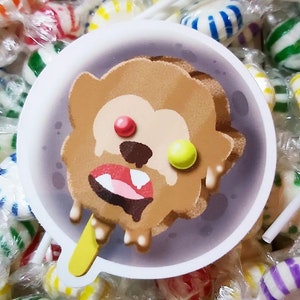 Melty Monster Pops Werewolf Stickers
