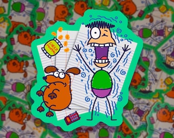 Stickin 'Around Dill und Frank Aufkleber