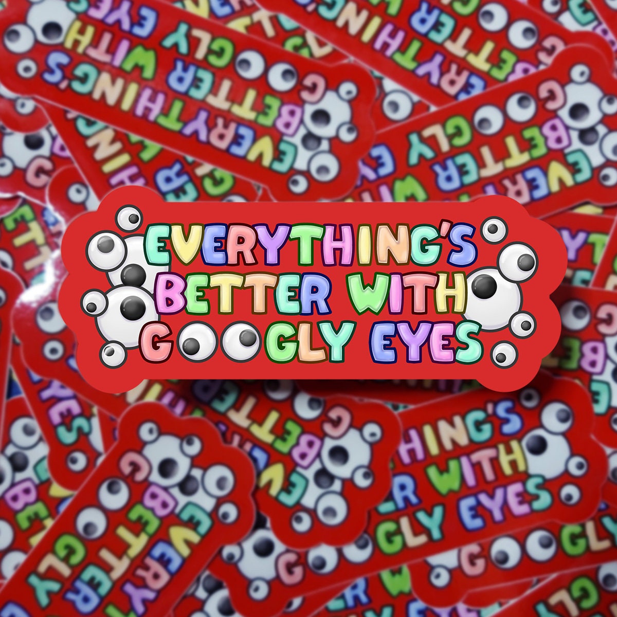 Medium Googly Eyes Self Adhesive Sticker, 1-7/8-inch, 4-count 