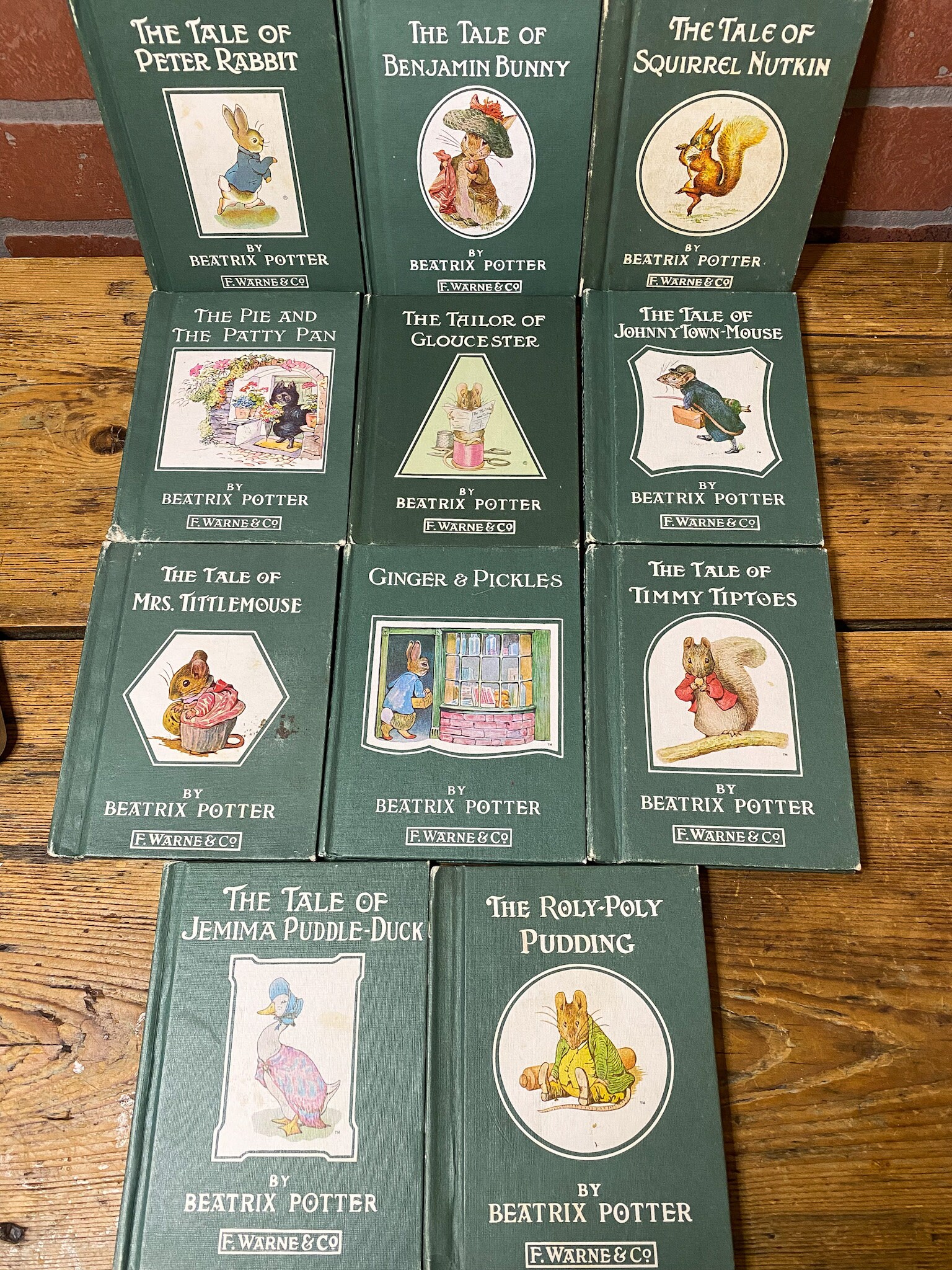 Peter Rabbit Books Collection, Beatrix Potter, Illustrated, Collectible ...