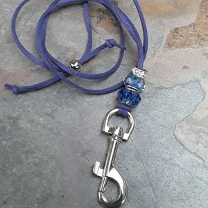 Porta tesserino identificativo blu con cordino, porta tesserino con nome, cordino Australia, portachiavi, porta tesserino identificativo, portachiavi, regalo da donna
