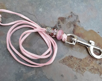 Pink Lanyard ID Badge Holder, Lanyard Australia, Think Pink ID Holder, Pink ID Badge Holder, Identification Holder, Name Badge, Ladies Gift