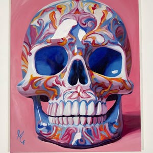 Pink Candy Skull