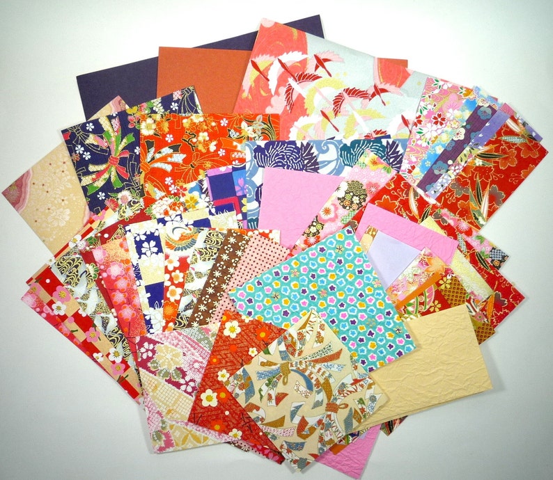 Washi papers papel tradicional japonés varios tamaño tipo y Etsy