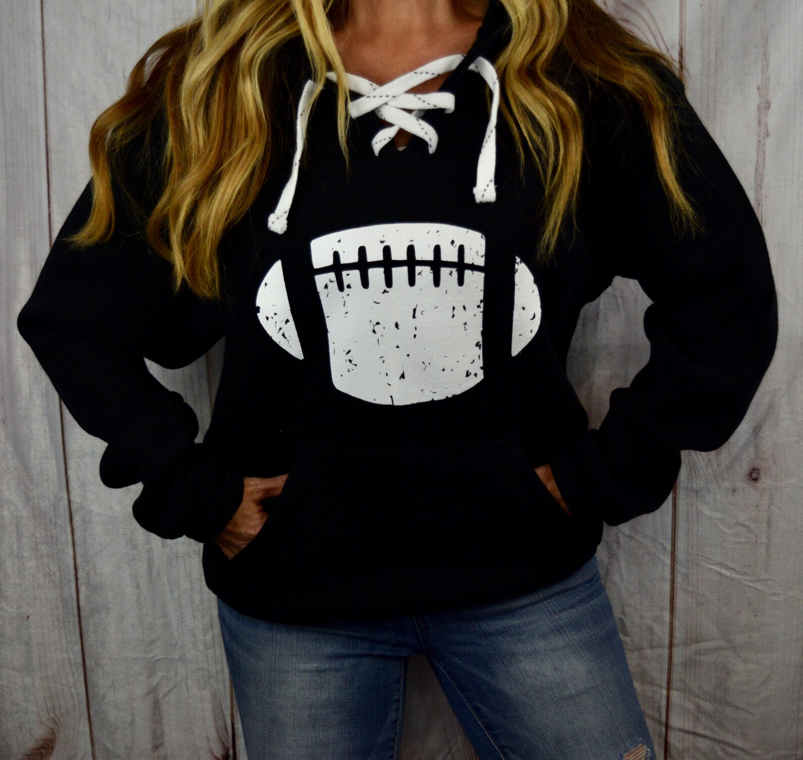 Football Sweatshirts Women. Football Shirt. Black Sports Etsy