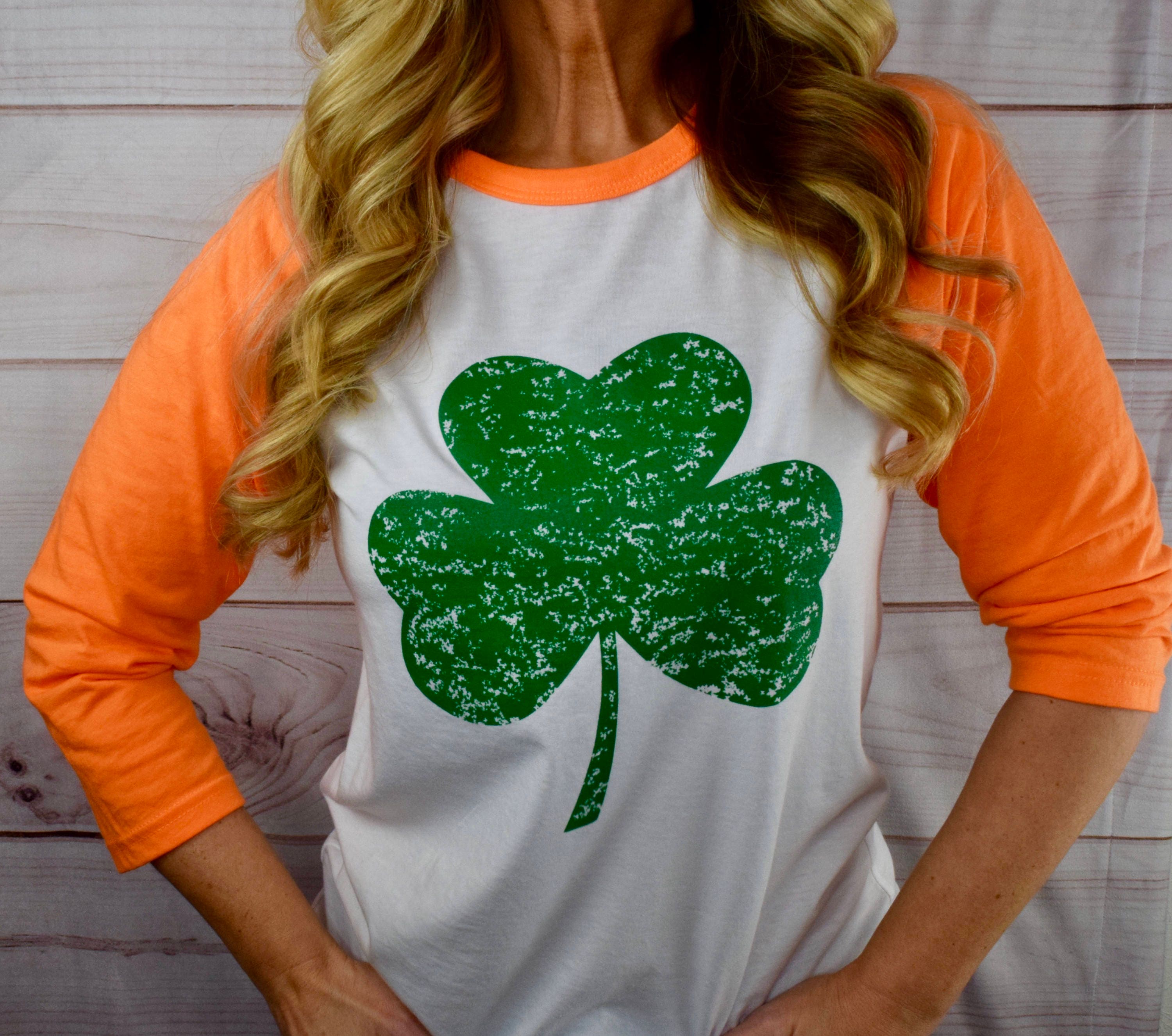 St. Patrick's Day Shirt. Shamrock. Irish Flag Top. - Etsy