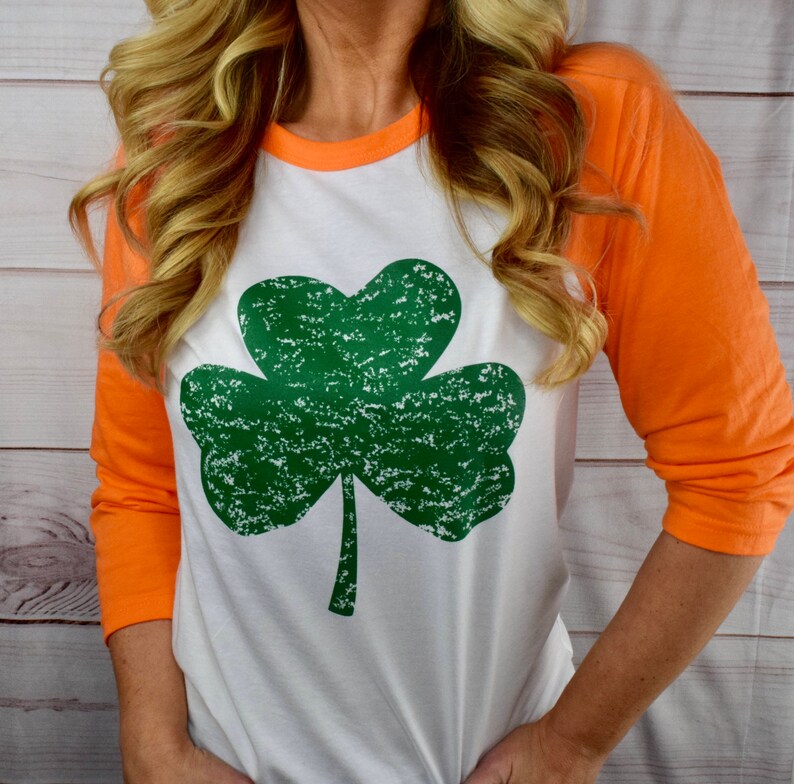 St. Patrick's Day Shirt. Shamrock. Irish Flag Top. - Etsy