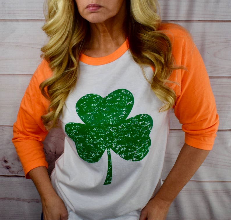 St. Patrick's Day Shirt. Shamrock. Irish Flag Top. - Etsy