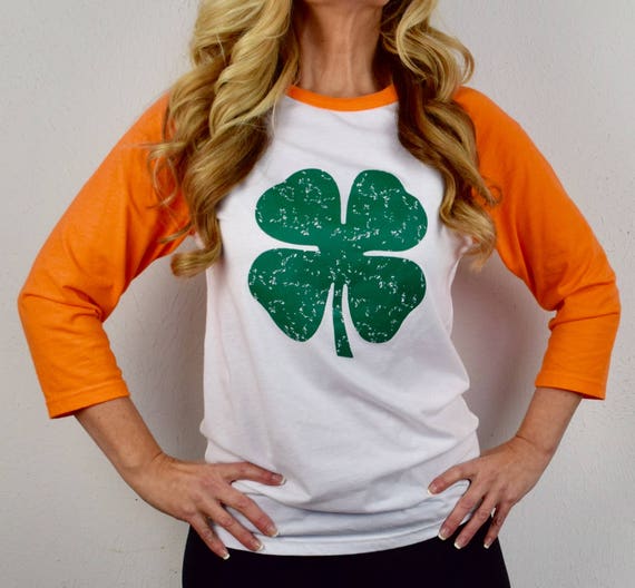 St. Patrick's Day Shamrock Shirt. Lucky Charm. Irish Four | Etsy