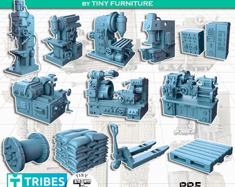 Factory machines | Walking dead | Fallout | Zombicide | 3D printed