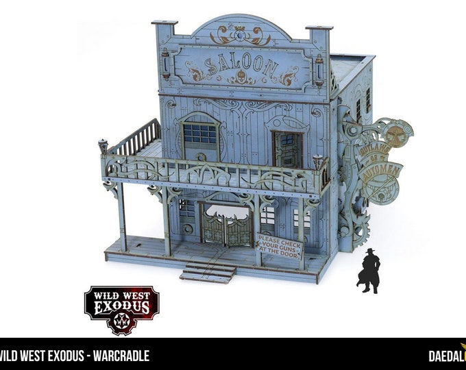 old west steampunk saloon for tabletop gaming