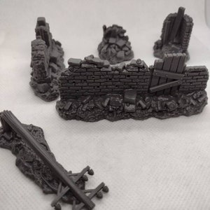 Battlefield debris for games like bolt action fallout wasteland