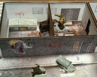 Wall textures for Zombicide figurines board game decors