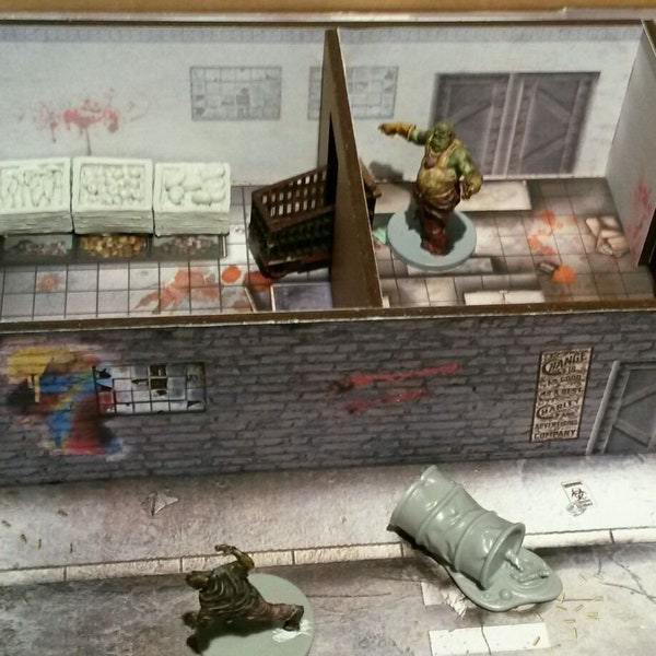 Wall textures for Zombicide figurines board game decors