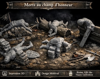 Bodies on obstacles  | RPG | Dnd, pathfinder, mordheim
