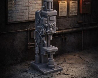 Factory machine - Drilling machine | Walking dead | Fallout | Zombicide | 3D printed