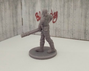 3D printing figurine for zombicide board game: Yvonne survivor model
