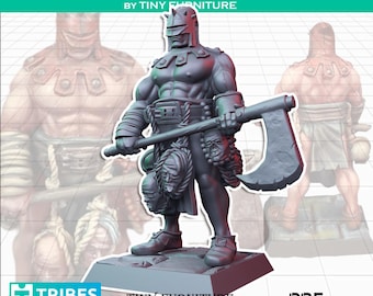 Executioner miniature for miniature games such as Dungeons & Dragons and Pathfinder