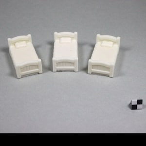 dungeons and dragons scenery : Pack 5 beds for miniature fantasy tabletop game