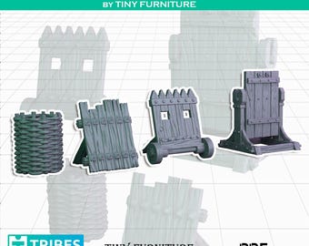 Miniature shields for miniature wargames like Dungeons & Dragons | RPG