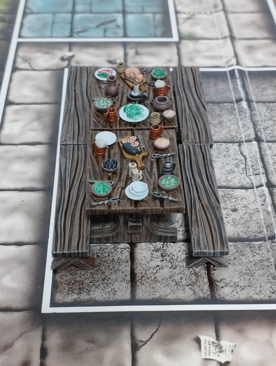 Square Table Dungeon Furniture | RPG | Dnd, Pathfinder, Mordheim - Etsy