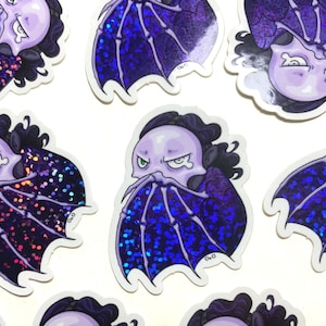 Papa V Perpetuta Crying Vinyl Glitter Sticker