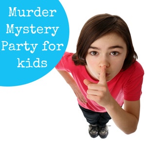 Murder Mystery Party for Kids - a perfect kids mystery party with fun mystery games for young detectives with birthday party printables
